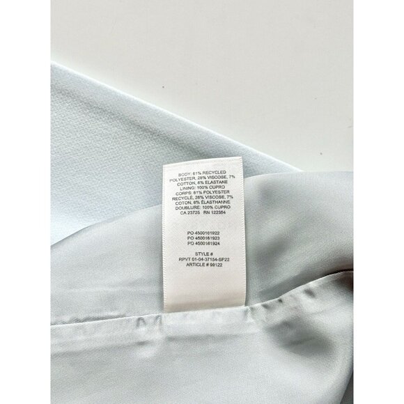 Aritzia BABATON ATELIER Vogue Cruise Blue Single Oversized Blazer Jacket, Size 3 - Picture 13 of 16